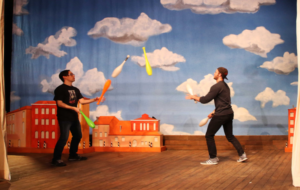 Photo Flash: New Peek at THE SERVANT OF TWO MASTERS in Rehearsal at Theatre for a New Audience Image