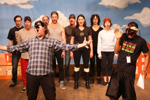 Photo Flash: New Peek at THE SERVANT OF TWO MASTERS in Rehearsal at Theatre for a New Audience 