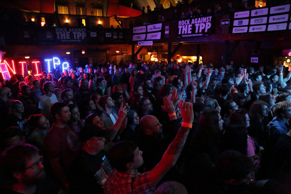 Photos and Video: Hundreds Protest TPP at Rock Against the TPP in Pittsburgh 