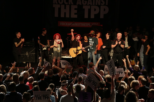 Photos and Video: Hundreds Protest TPP at Rock Against the TPP in Pittsburgh Image