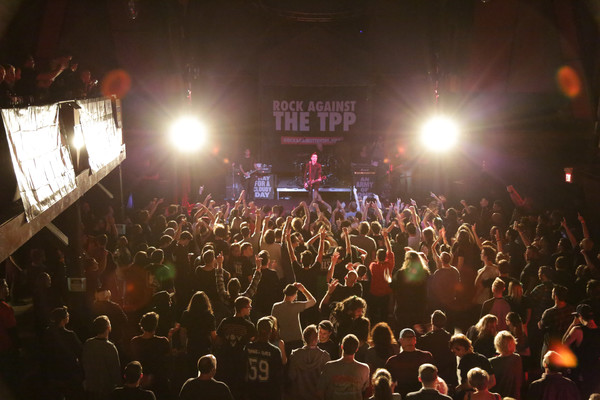 Photos and Video: Hundreds Protest TPP at Rock Against the TPP in Pittsburgh Image