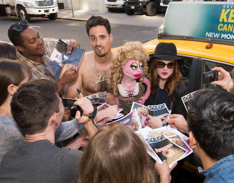 STAGE TUBE: AVENUE Q's Lucy the Slut Poses for a Good Cause in 2017 NYC Taxi Drivers Calendar Image