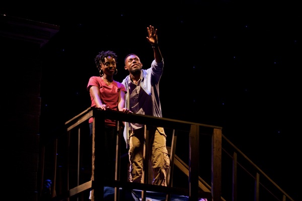 (L to R) Kashayna Johnson as Annie and Vaughn Ryan Midder as Malik in Milk Like Sugar Photo