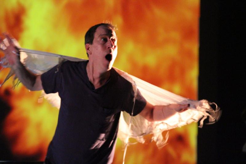 Review: In BLACKTOP HIGHWAY, Performance Artist John Fleck Muses on Simulacra, Animals (Live and Dead), and Trump Image