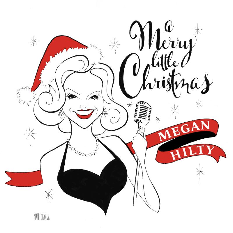 First Look - Official Artwork & Tracklist for Megan Hilty's 'A Merry Little Christmas' Image