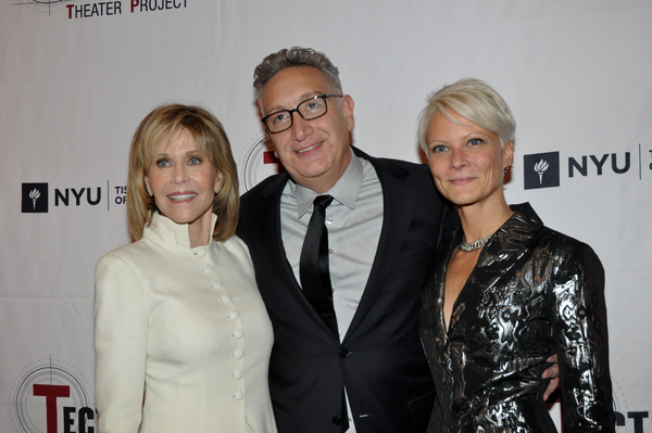 Jane Fonda, Moises Kaufman and Lauren Wainwright Photo