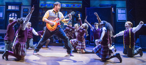 David Fynn and the Kids from SCHOOL OF ROCK Photo