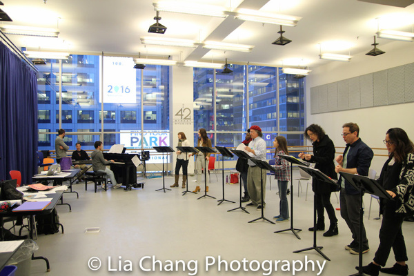 Photo Flash: In Rehearsal with Mark Linn-Baker, Barbara Walsh, Garth Kravits and More for New Victory LabWorks' Reading of Andrew Gerle's THE GREAT BLUENESS Image