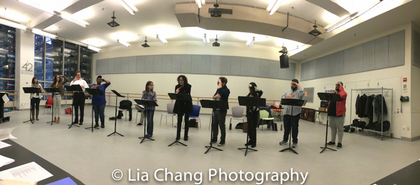 Photo Flash: In Rehearsal with Mark Linn-Baker, Barbara Walsh, Garth Kravits and More for New Victory LabWorks' Reading of Andrew Gerle's THE GREAT BLUENESS Image