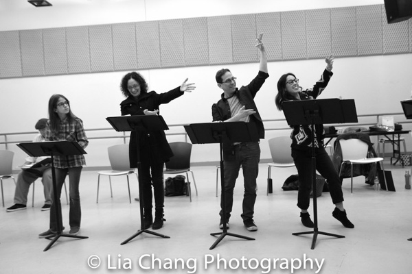 Photo Flash: In Rehearsal with Mark Linn-Baker, Barbara Walsh, Garth Kravits and More for New Victory LabWorks' Reading of Andrew Gerle's THE GREAT BLUENESS Image