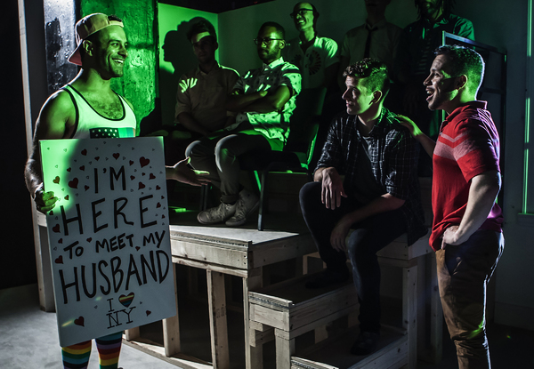 Photo Flash: First Look at Robin De Jesus and Michael Urie in HOMOS, OR EVERYONE IN AMERICA, Now Extended Off-Broadway! Image