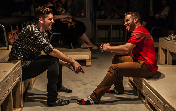 Photo Flash: First Look at Robin De Jesus and Michael Urie in HOMOS, OR EVERYONE IN AMERICA, Now Extended Off-Broadway! Image