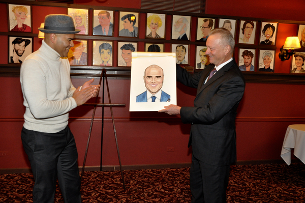 Photo Coverage: Christopher Jackson Celebrates New Sardi's Caricature Image