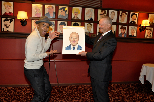 Photo Coverage: Christopher Jackson Celebrates New Sardi's Caricature Image