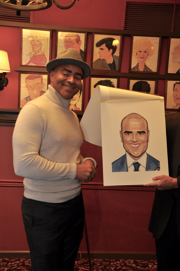 Photo Coverage: Christopher Jackson Celebrates New Sardi's Caricature Image