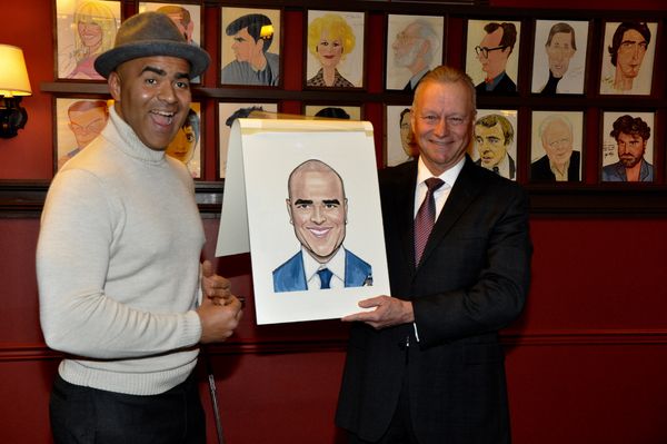 Photo Coverage: Christopher Jackson Celebrates New Sardi's Caricature Image