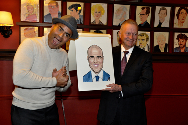 Photo Coverage: Christopher Jackson Celebrates New Sardi's Caricature Image