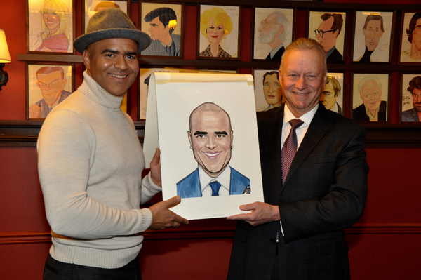 Photo Coverage: Christopher Jackson Celebrates New Sardi's Caricature Image