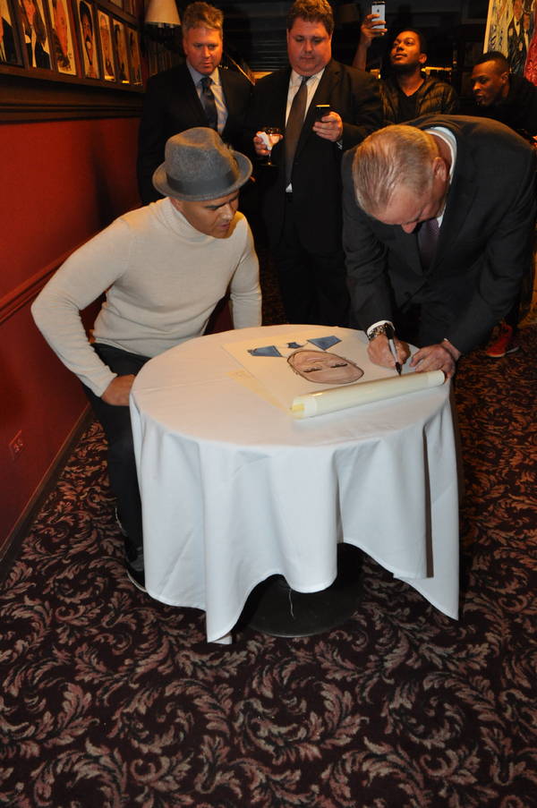 Photo Coverage: Christopher Jackson Celebrates New Sardi's Caricature Image