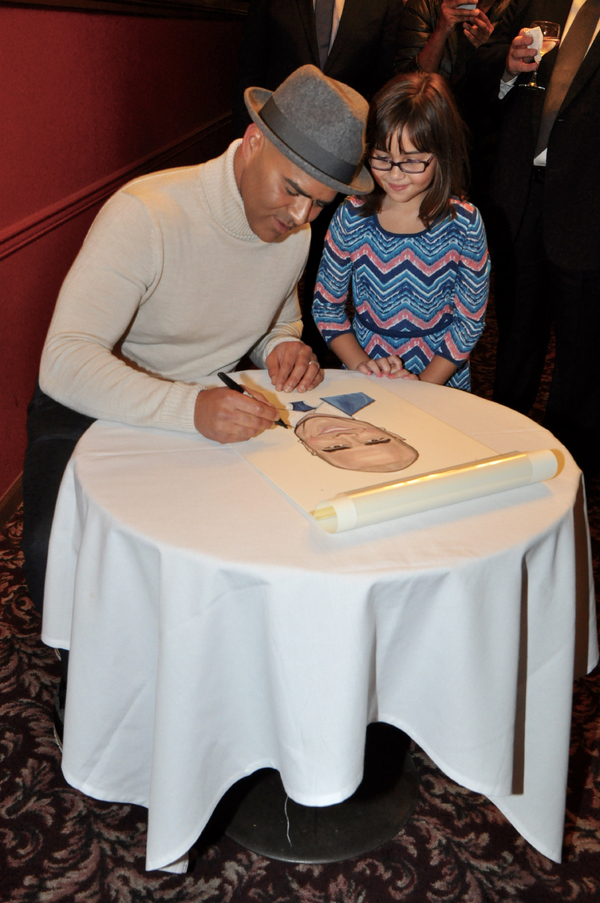 Photo Coverage: Christopher Jackson Celebrates New Sardi's Caricature Image