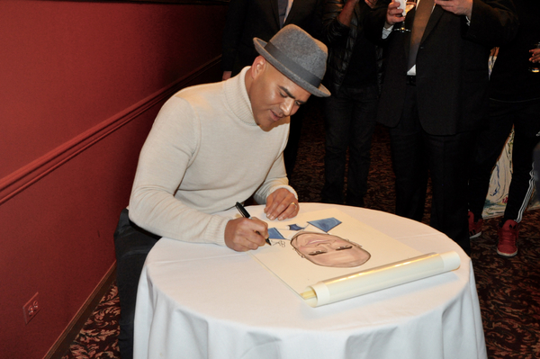 Photo Coverage: Christopher Jackson Celebrates New Sardi's Caricature Image