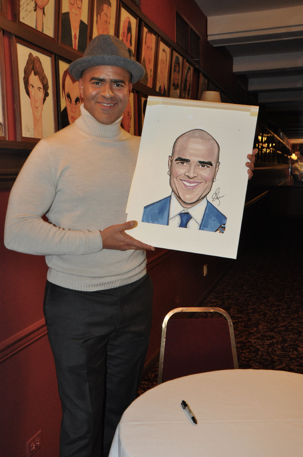 Photo Coverage: Christopher Jackson Celebrates New Sardi's Caricature Image