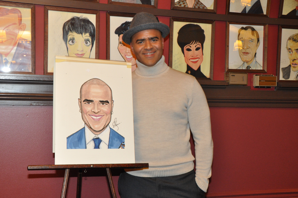 Photo Coverage: Christopher Jackson Celebrates New Sardi's Caricature Image