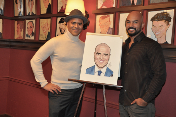 Photo Coverage: Christopher Jackson Celebrates New Sardi's Caricature Image