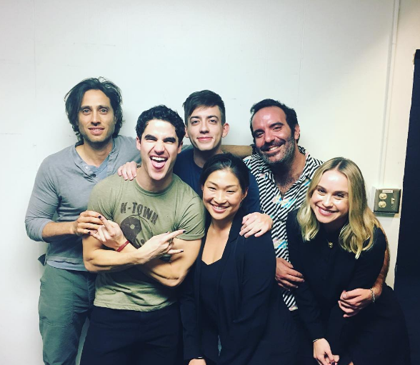 PHOTO: GLEE Cast Reunites to Show Love for HEDWIG's Darren Criss! Image