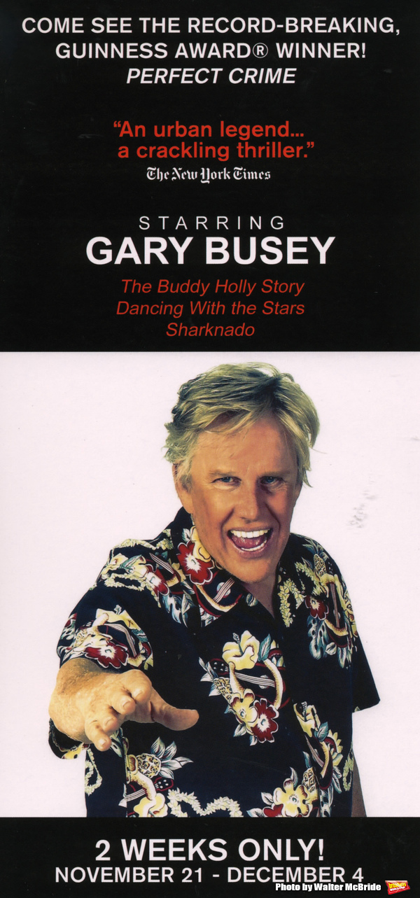 Photo Coverage: Meet the New Star of PERFECT CRIME- Gary Busey! Image