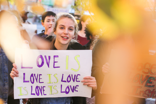 Photo Flash: Temple University Students Use Broadway as Inspiration for Peaceful Protest in Reaction to Presidential Election Image