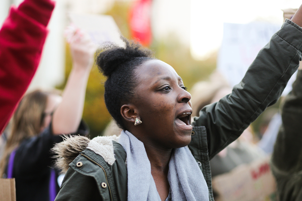 Photo Flash: Temple University Students Use Broadway as Inspiration for Peaceful Protest in Reaction to Presidential Election Image
