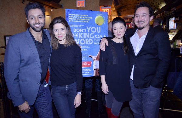 Photo Flash: Opening Night of Andy Bragen's DON'T YOU F**KING SAY A WORD at 59E59 