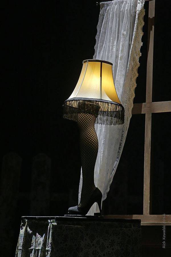 Everybodyâ€™s favorite leg lamp makes an appearance on the Count Basie stage in  Photo