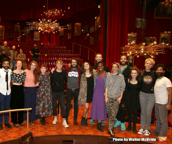 Denee Benton and Josh Groban with fellow cast members Photo