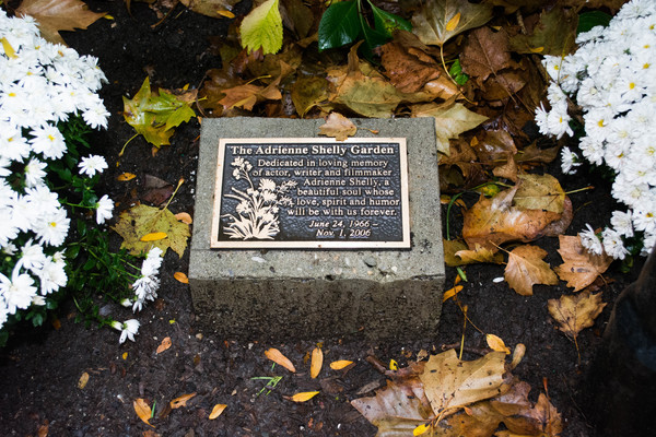 Photo Flash: WAITRESS' Jessie Mueller Helps Plant Adrienne Shelly Memorial Garden Image