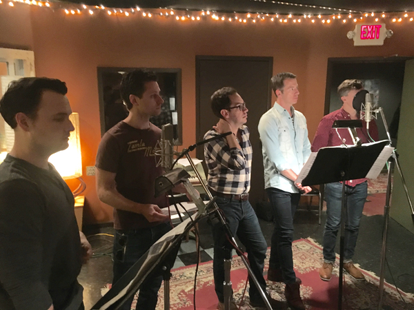 Photo Coverage: A GENTLEMAN'S GUIDE TO LOVE AND MURDER Tour Gets Merry and Bright for Carols For A Cure Image