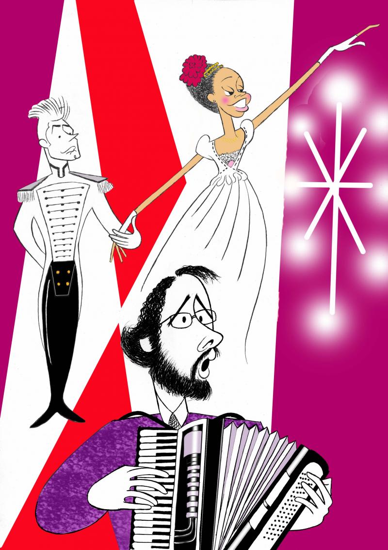 BWW Exclusive: Ken Fallin Draws the Stage - NATASHA, PIERRE & THE GREAT COMET 1812 Image