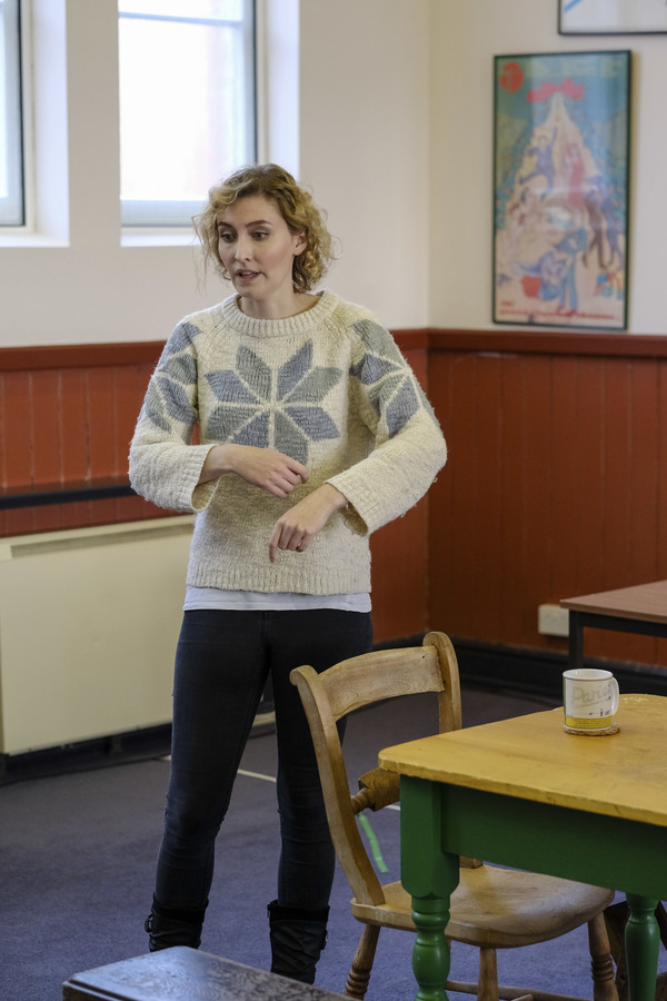 Photo Flash: Inside Rehearsals for Alan Ayckbourn's NO KNOWING at Scarborough's Stephen Joseph Theatre 
