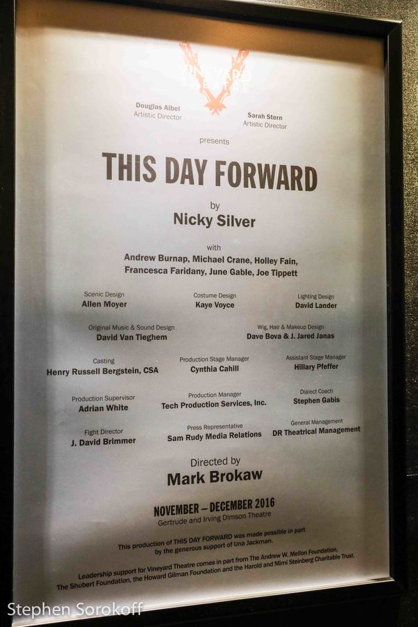 Photo Coverage: Vineyard Theatre's THIS DAY FORWARD Celebrates Opening Night 