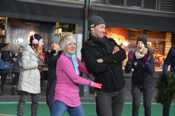 Photo Coverage: Casts of HOLIDAY INN, PARAMOUR & More Rehearse for the Macy's Thanksgiving Day Parade! Image