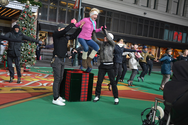 Photo Coverage: Casts of HOLIDAY INN, PARAMOUR & More Rehearse for the Macy's Thanksgiving Day Parade! Image