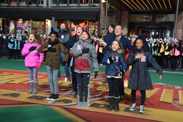 Photo Coverage: Casts of HOLIDAY INN, PARAMOUR & More Rehearse for the Macy's Thanksgiving Day Parade! Image
