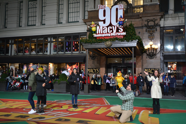 Photo Coverage: Casts of HOLIDAY INN, PARAMOUR & More Rehearse for the Macy's Thanksgiving Day Parade! Image