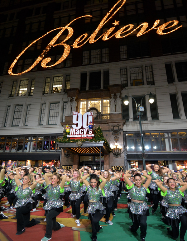 Photo Coverage: Casts of HOLIDAY INN, PARAMOUR & More Rehearse for the Macy's Thanksgiving Day Parade! Image