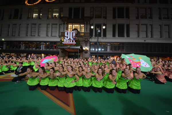Photo Coverage: Casts of HOLIDAY INN, PARAMOUR & More Rehearse for the Macy's Thanksgiving Day Parade! Image
