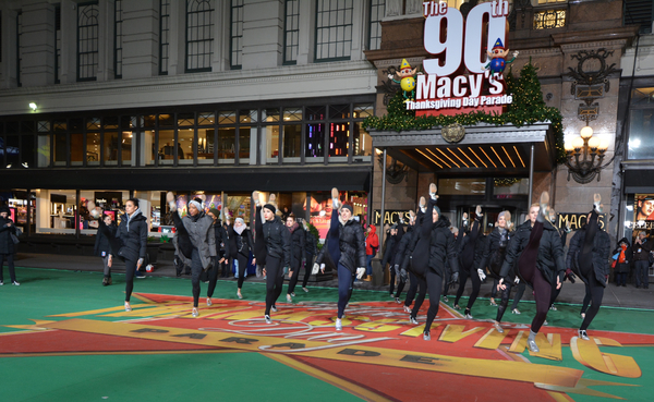 Photo Coverage: Casts of HOLIDAY INN, PARAMOUR & More Rehearse for the Macy's Thanksgiving Day Parade! Image
