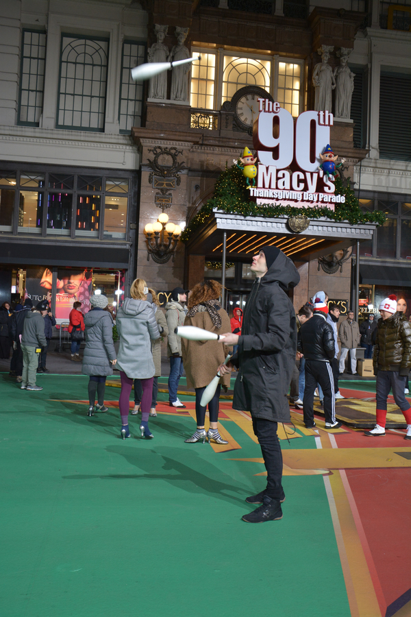 Photo Coverage: Casts of HOLIDAY INN, PARAMOUR & More Rehearse for the Macy's Thanksgiving Day Parade! Image