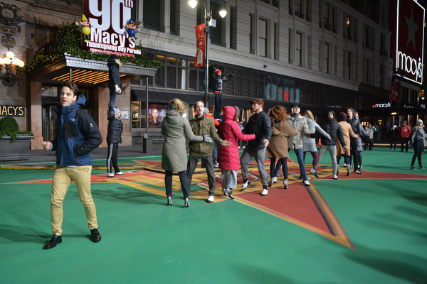Photo Coverage: Casts of HOLIDAY INN, PARAMOUR & More Rehearse for the Macy's Thanksgiving Day Parade! Image