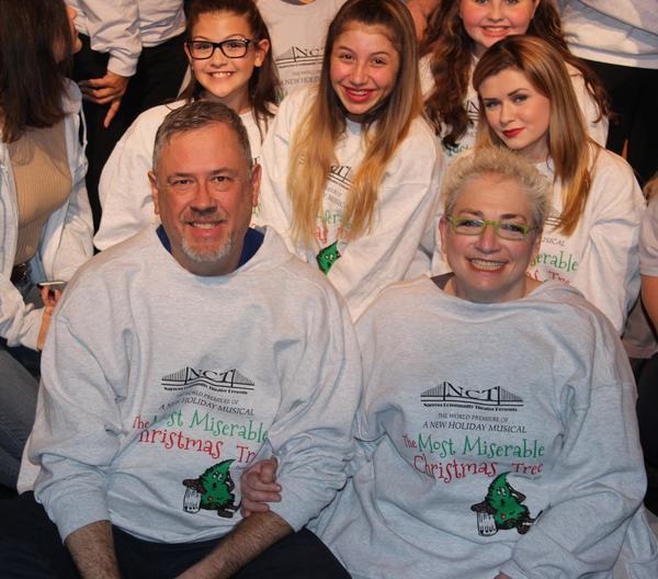 Photo Flash: Brooklyn Cast of THE MOST MISERABLE CHRISTMAS TREE Visits A TASTE OF THINGS TO COME Off-Broadway Image